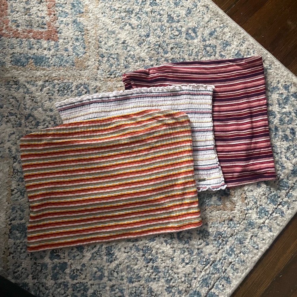 three tube tops!